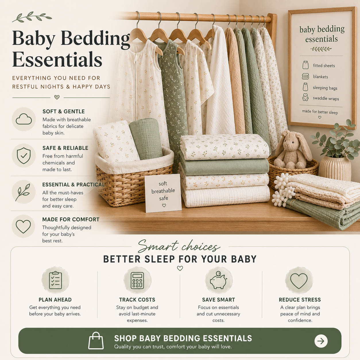 Best Baby Cot Bedding (UK Guide): Safe vs Unsafe Options