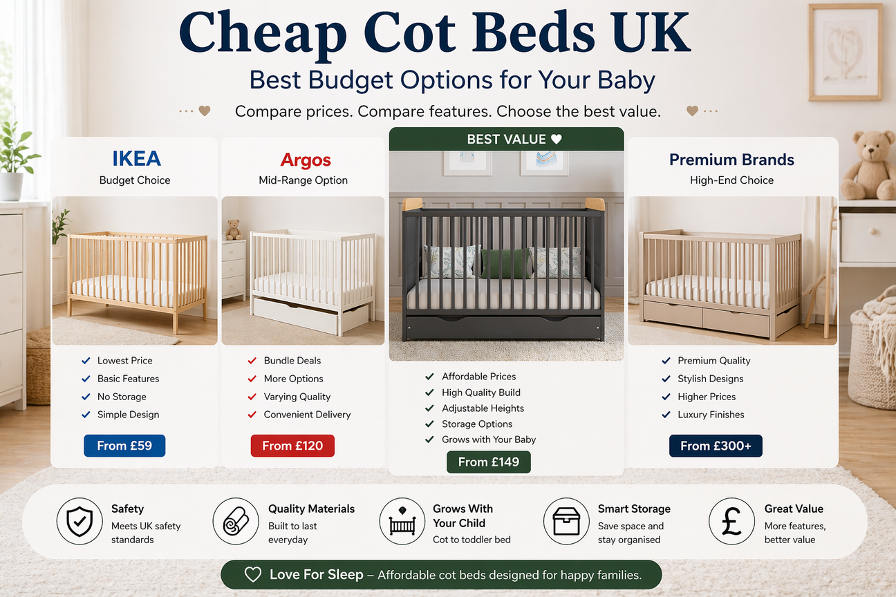 Cheap Cot Beds UK (Best Budget Options)