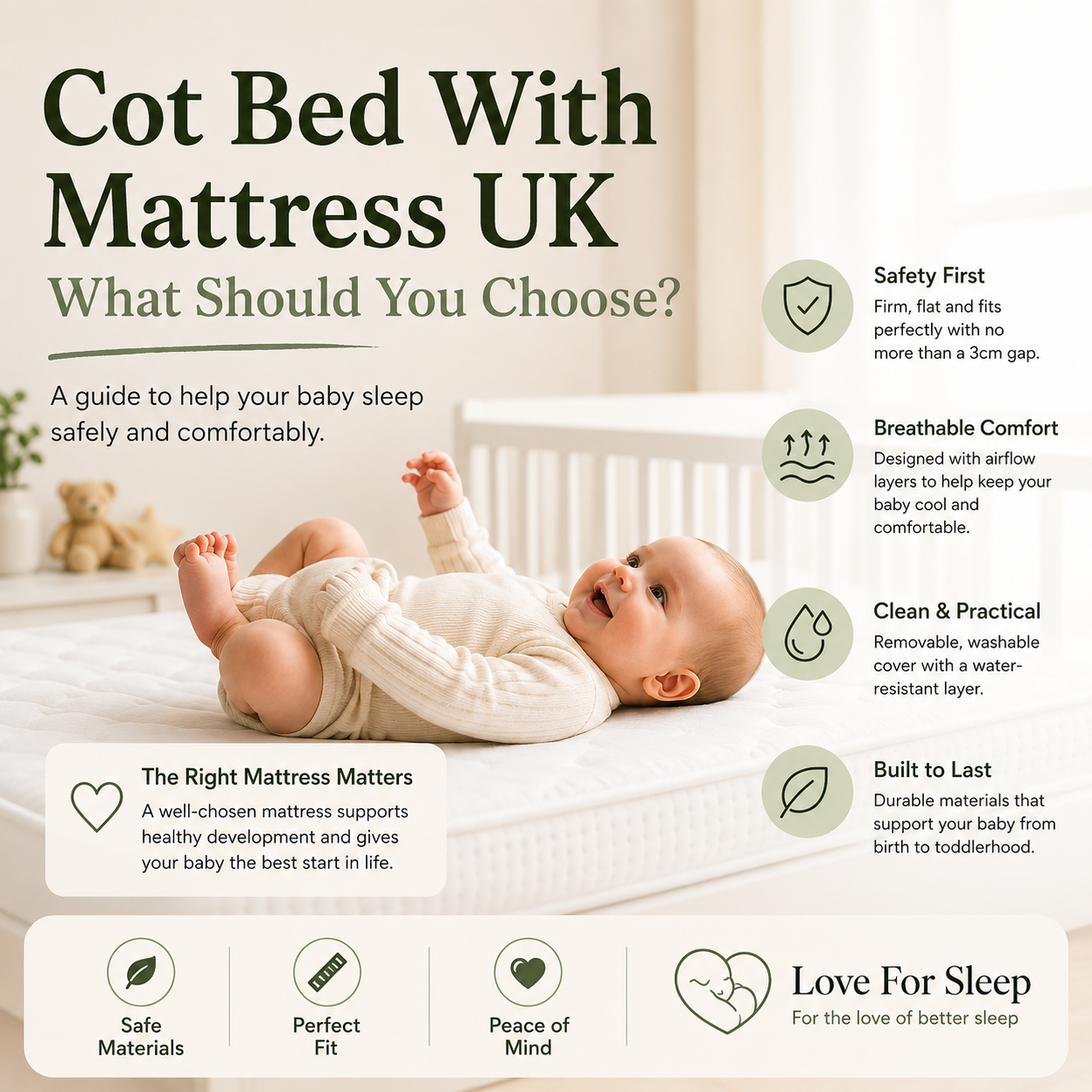 Cot Bed With Mattress UK – What Should You Choose?