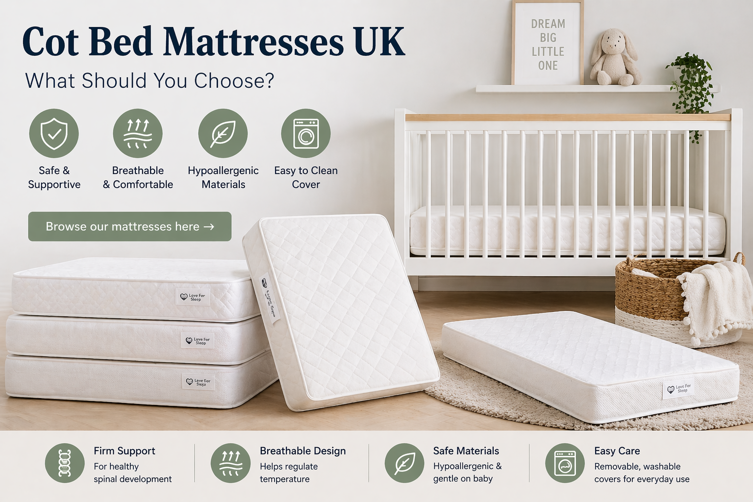 Cot Bed  Mattress UK – What Should You Choose?