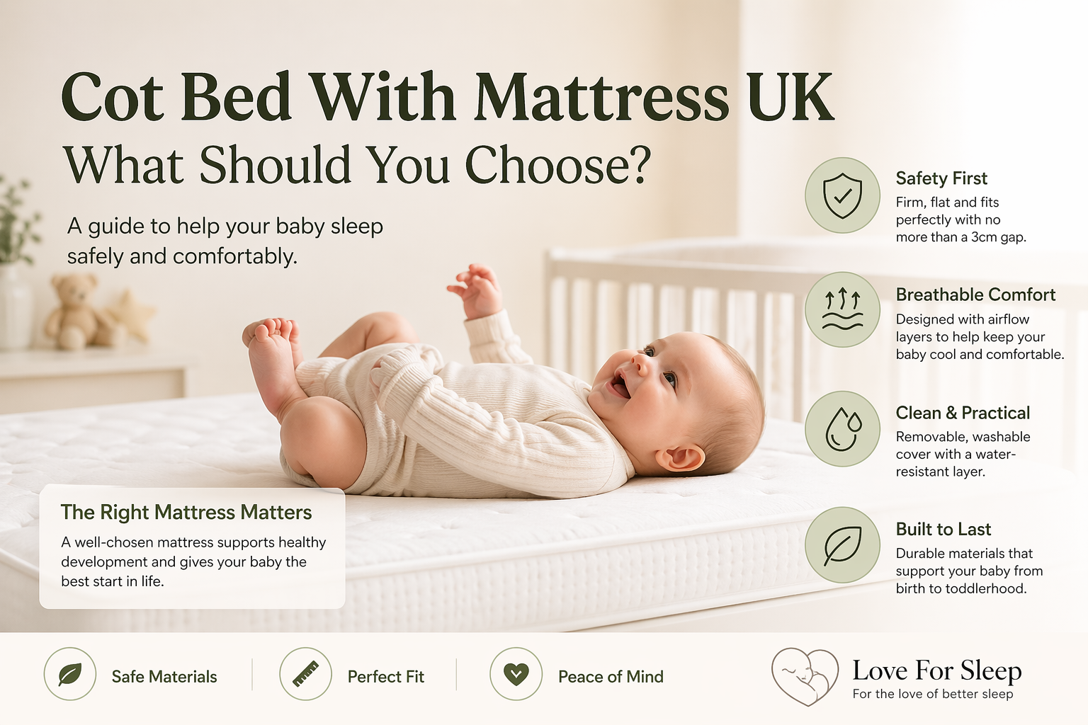 Cot Bed With Mattress UK – What Should You Choose?