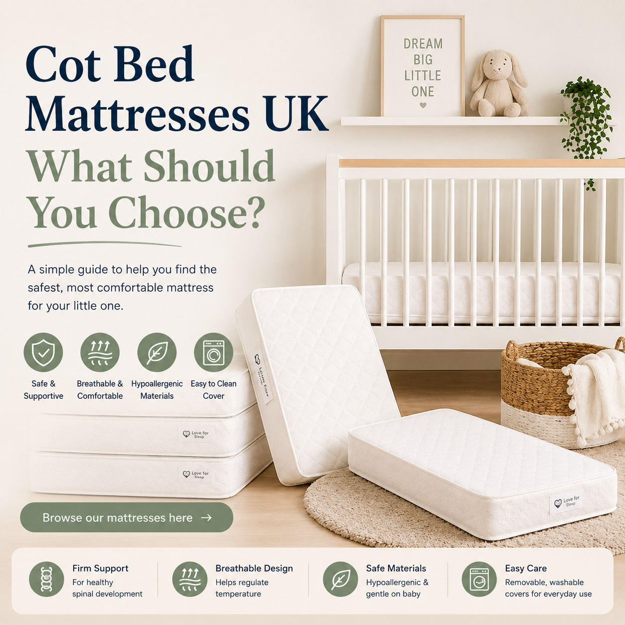 Cot Bed  Mattress UK – What Should You Choose?