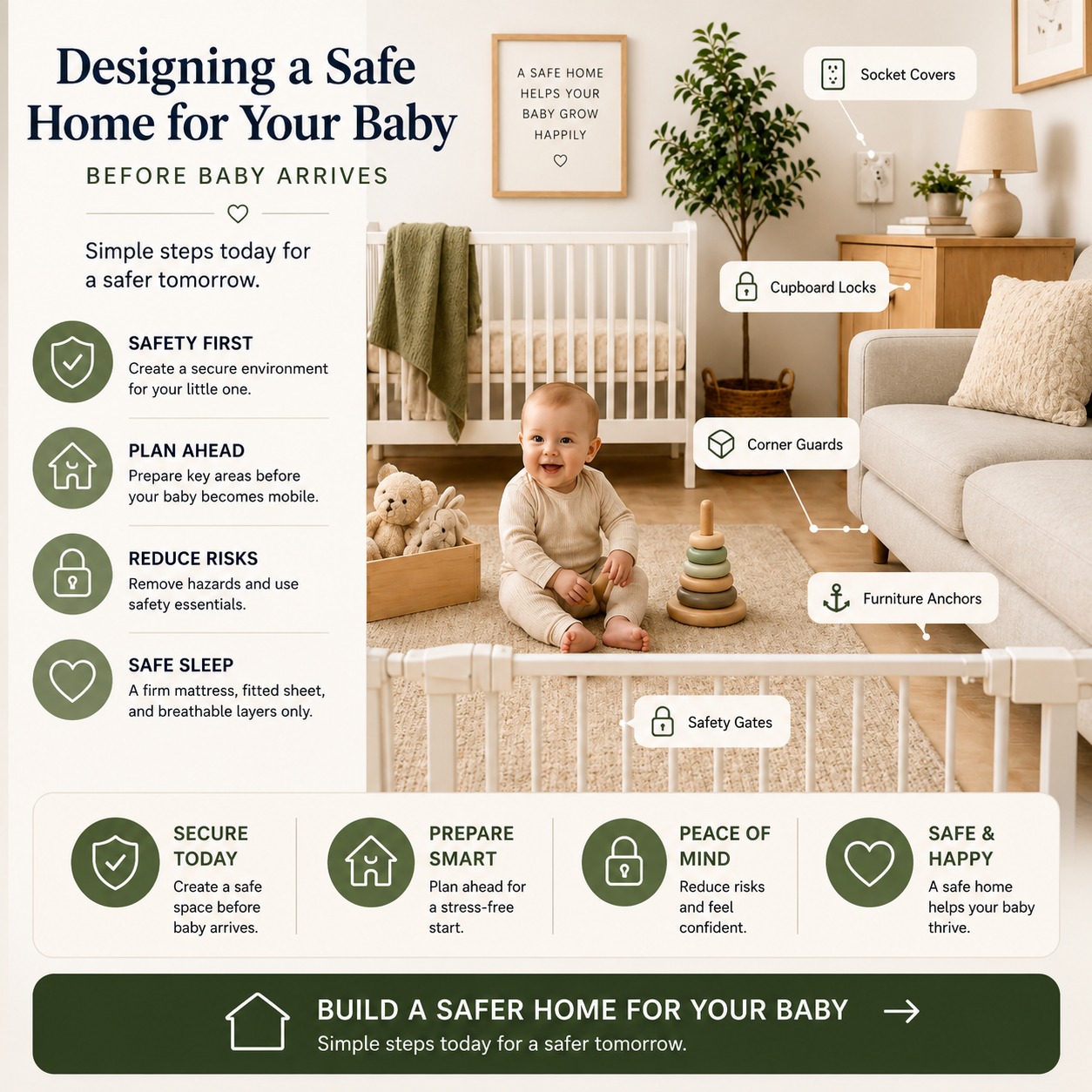 Designing a Safe Home for Your Baby UK (2026 Guide): Essential Safety Checklist