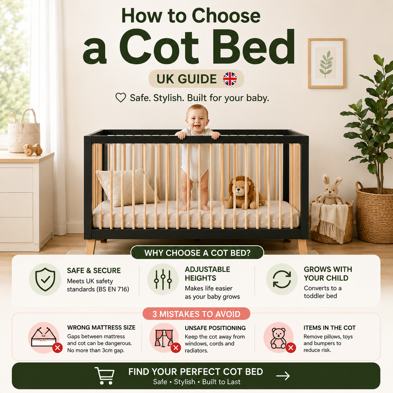 How to Choose a Cot Bed (UK Guide)