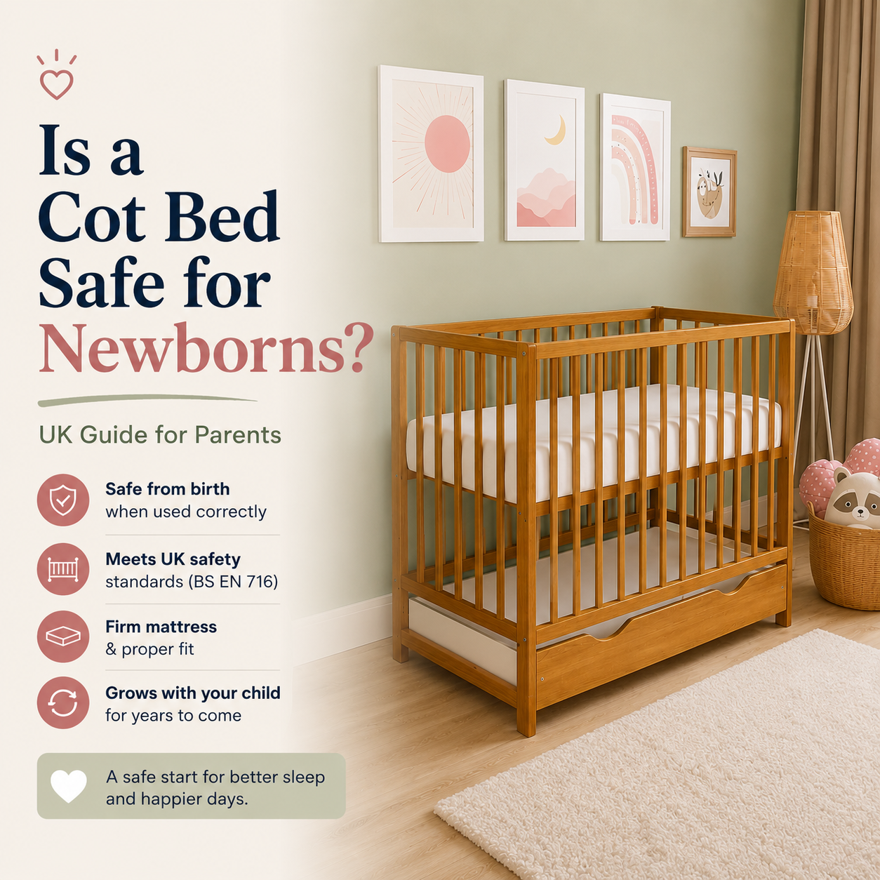 Is a Cot Bed Safe for Newborns? (UK Guide for Parents)