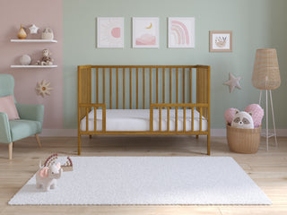 Asher | Cot Bed 120x60cm with Microfiber Quilted mattress