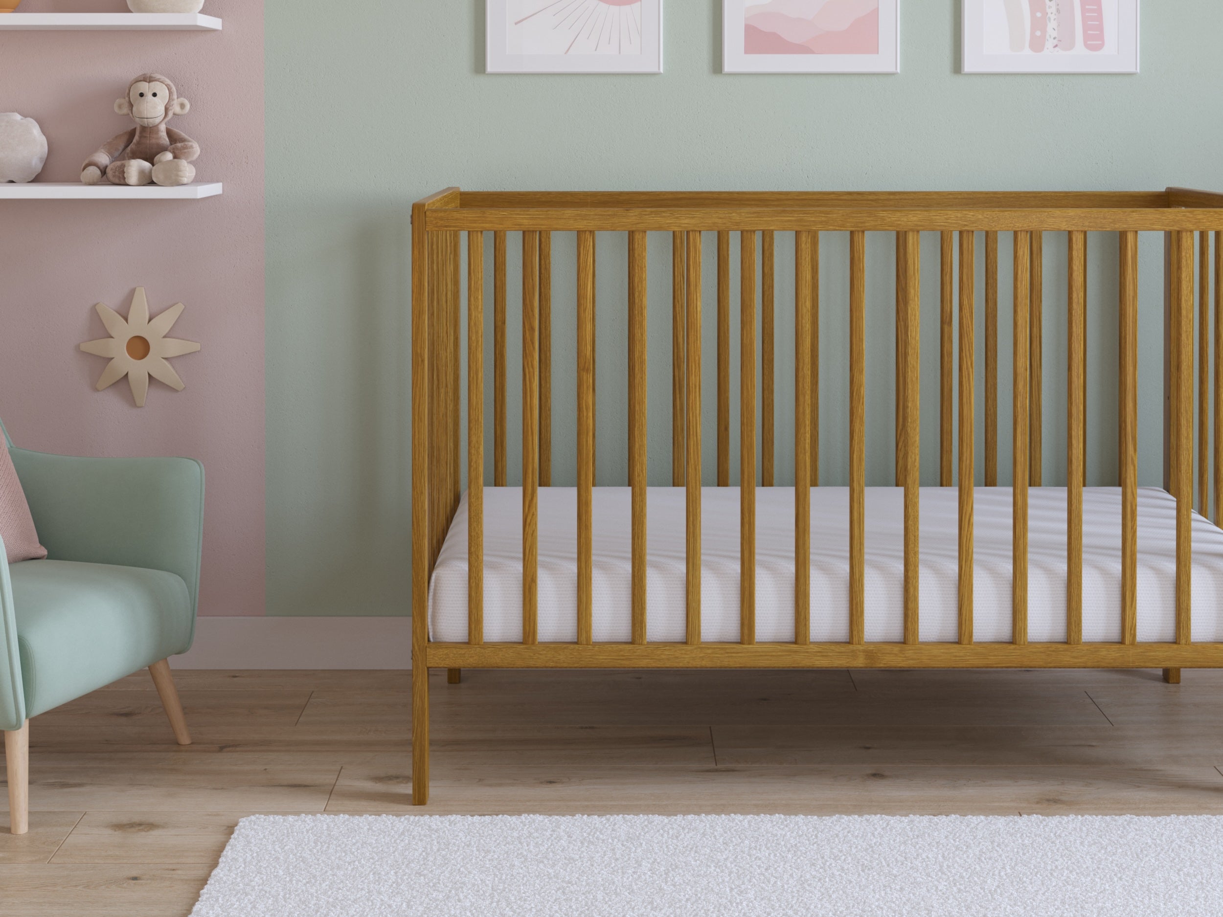 Love For Sleep baby Cot Bed ASHER Cot Bed 120x60cm