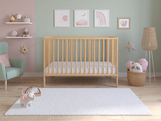 Asher | Cot Bed 120x60cm with Microfiber Quilted mattress