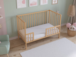 Asher | Cot Bed 120x60cm with Microfiber Quilted mattress