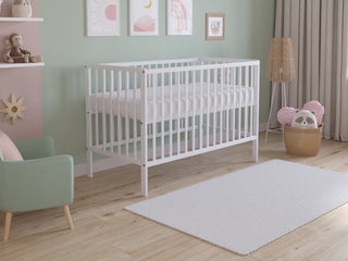Asher | Cot Bed 120x60cm with Microfiber Quilted mattress
