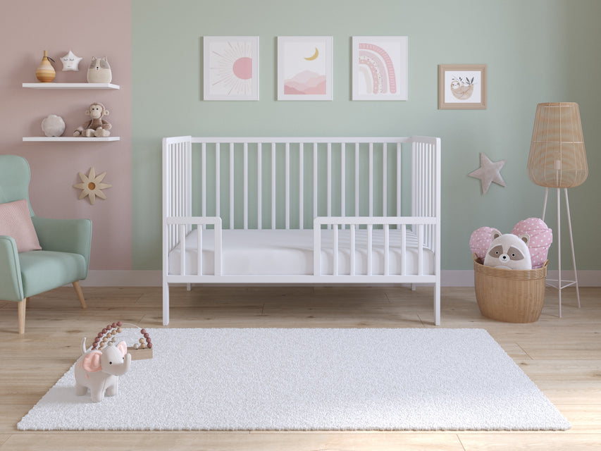 Asher | Cot Bed 120x60cm with Microfiber Quilted mattress