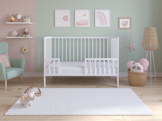 Asher | Cot Bed 120x60cm with Microfiber Quilted mattress