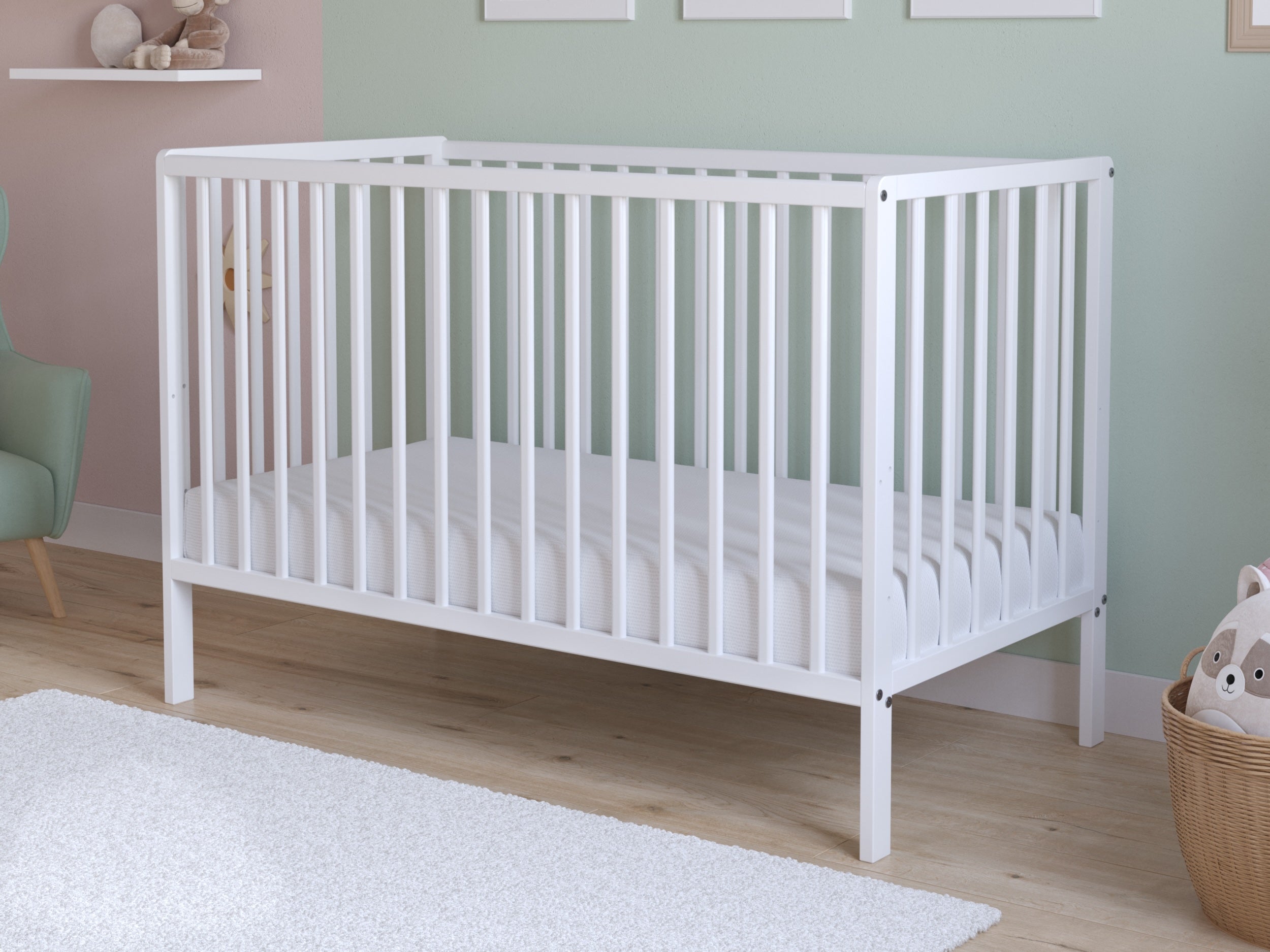 Love For Sleep baby Cot Bed ASHER Cot Bed 120x60cm