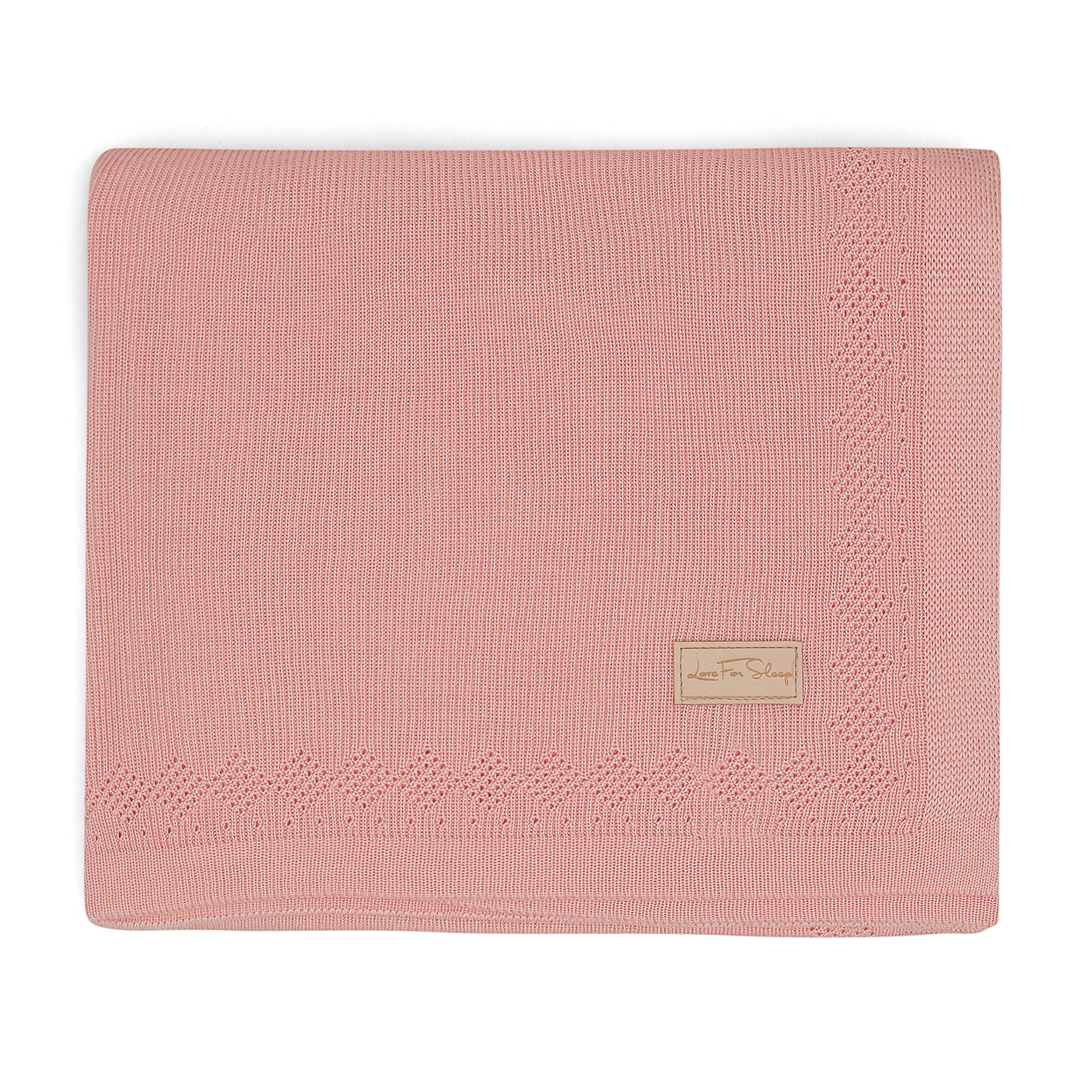 Love For Sleep baby Baby Blanket Peach Bamboo Baby Blanket – Ultra Soft Knitted Blanket for Newborns
