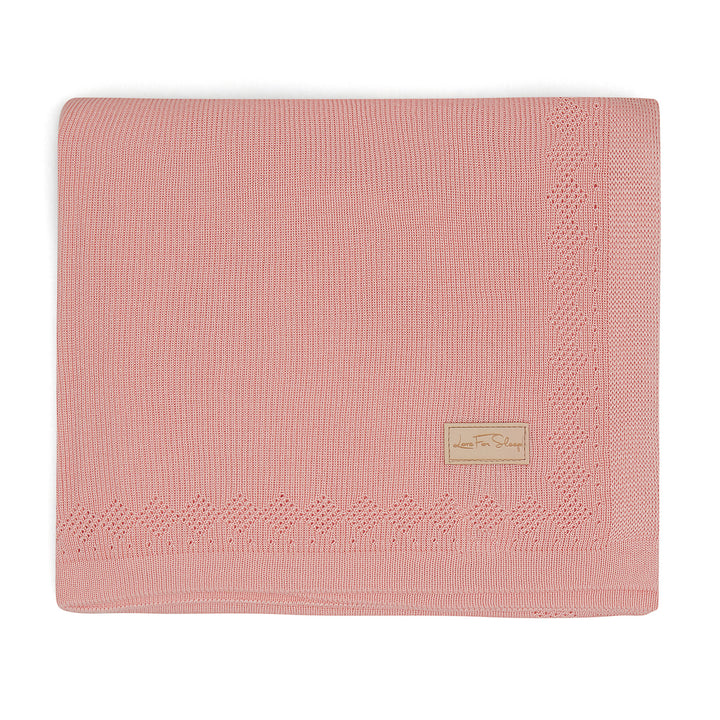 Love For Sleep baby Baby Blanket Peach Bamboo Baby Blanket – Ultra Soft Knitted Blanket for Newborns