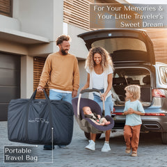 SnooBee | Next To Me Bedside Crib & Baby Co-Sleeper with Mattress