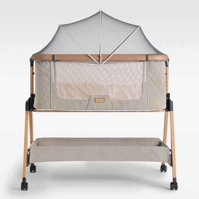 SnooBee | Next To Me Bedside Crib & Baby Co-Sleeper with Mattress