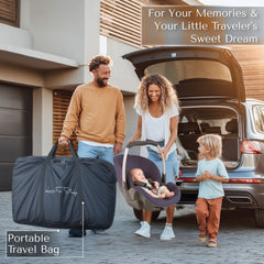 SnooBee | Next To Me Bedside Crib & Baby Co-Sleeper with Mattress