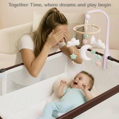SnooBee | Next To Me Bedside Crib & Baby Co-Sleeper with Mattress