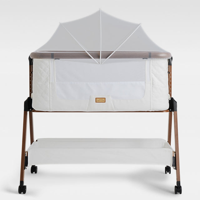 SnooBee | Next To Me Bedside Crib & Baby Co-Sleeper with Mattress