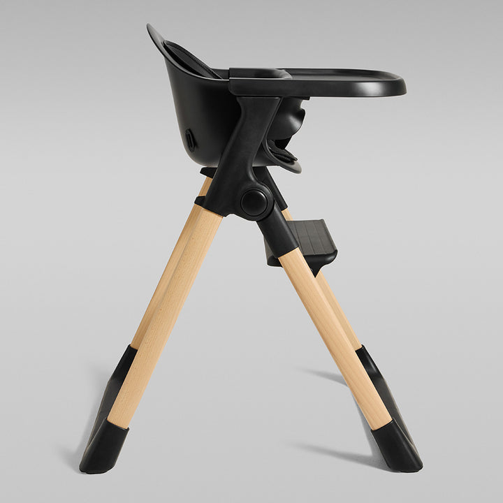 Love For Sleep baby High Chair Black Pine Foldable Baby & Toddler High Chair with Tray