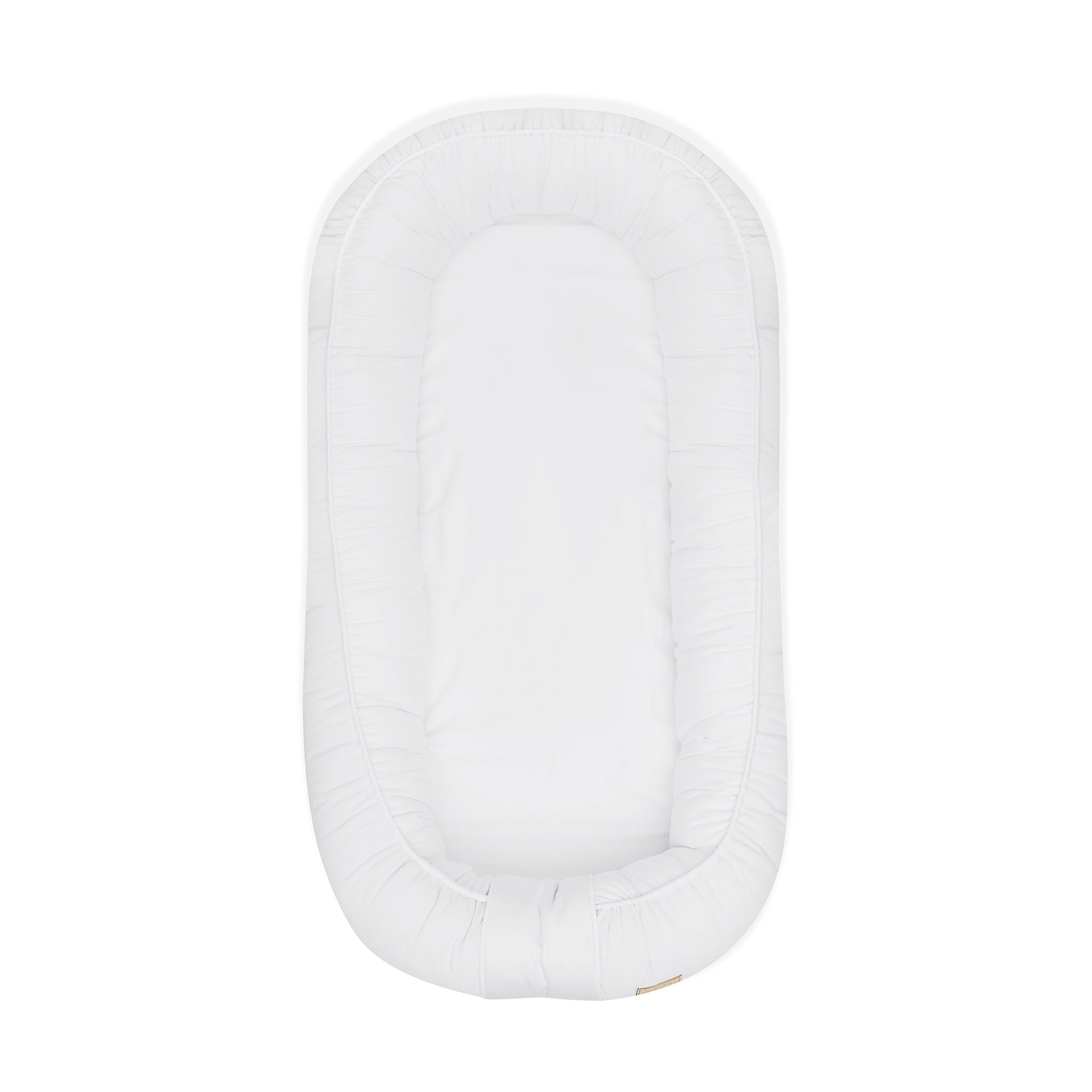 Baby Nest – Soft Cotton Baby Pod & Newborn Lounger (Pure White)