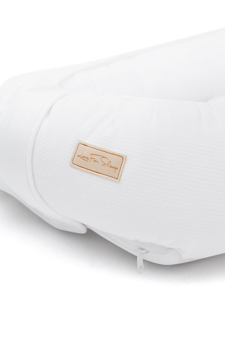 Love For Sleep baby Baby Nest Baby Nest – Soft Cotton Baby Pod & Newborn Lounger (Pure White)