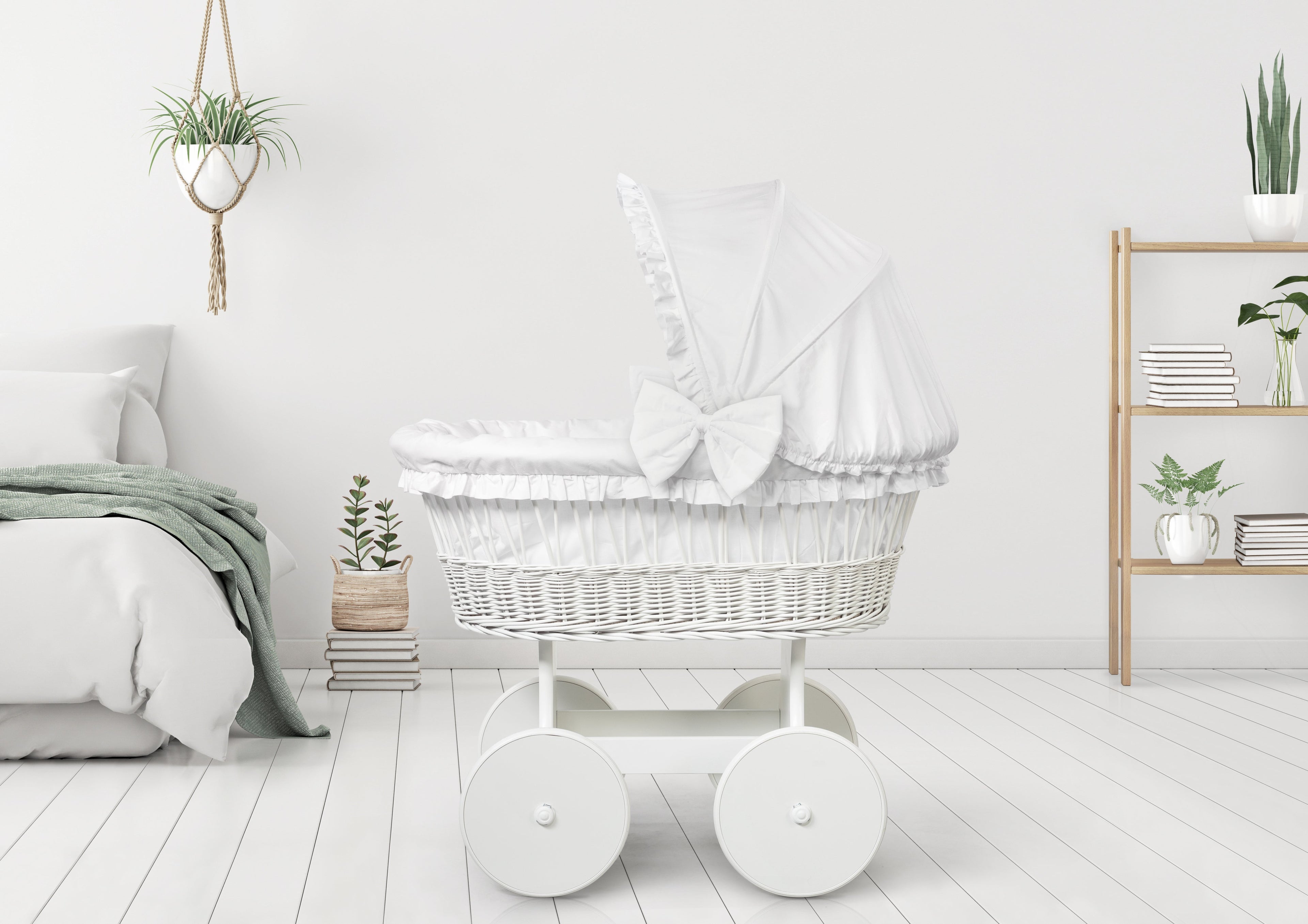 Love For Sleep baby Baby Bassinet White Baby Bassinet - White