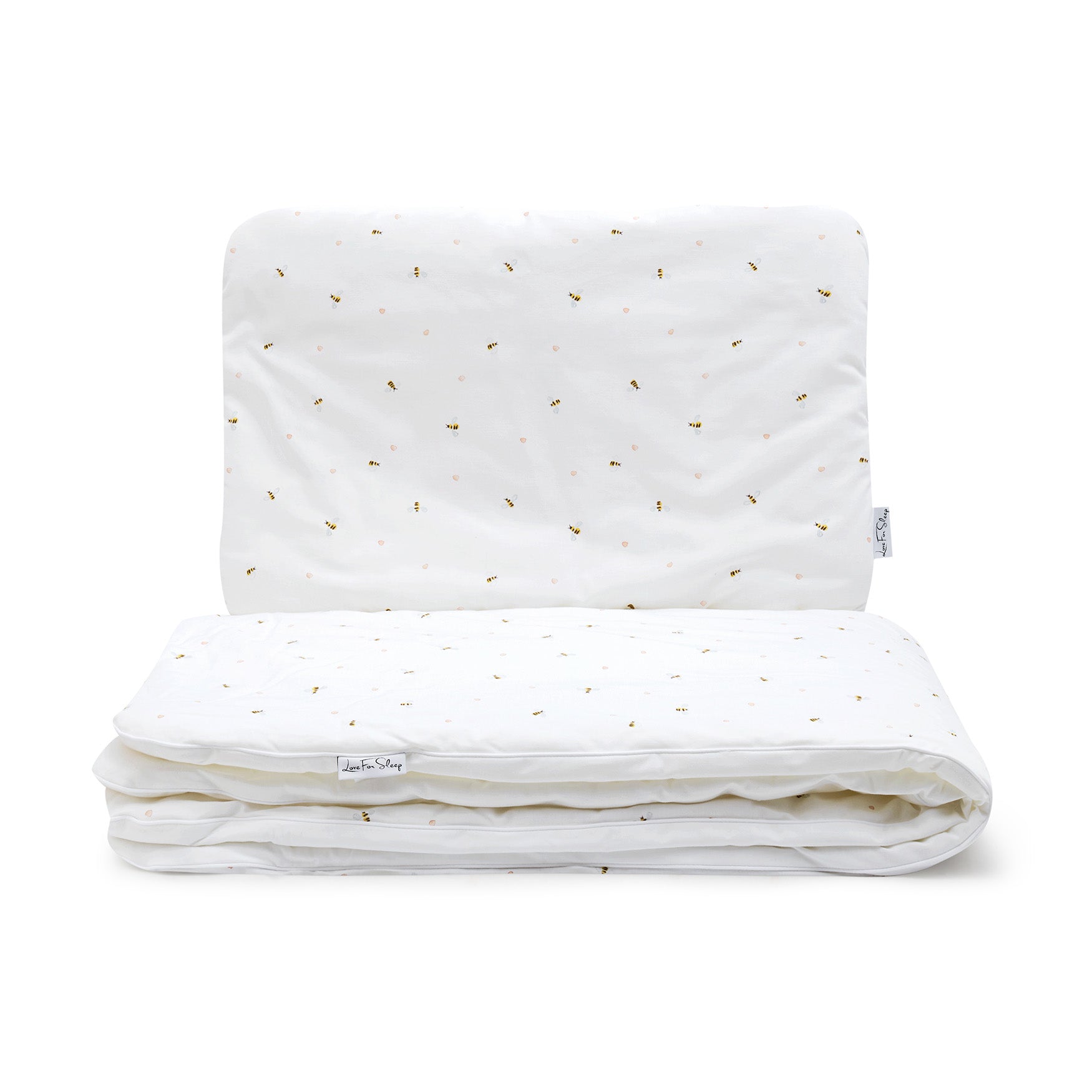 Love For Sleep baby Bedding Set Cot Bedding Set with Pillow – 100% Cotton Baby Bedding with Filling (Countryside)