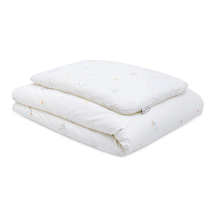 Love For Sleep baby Bedding Set Goose Cot Bedding Set with Pillow – 100% Cotton Baby Bedding with Filling (Countryside)