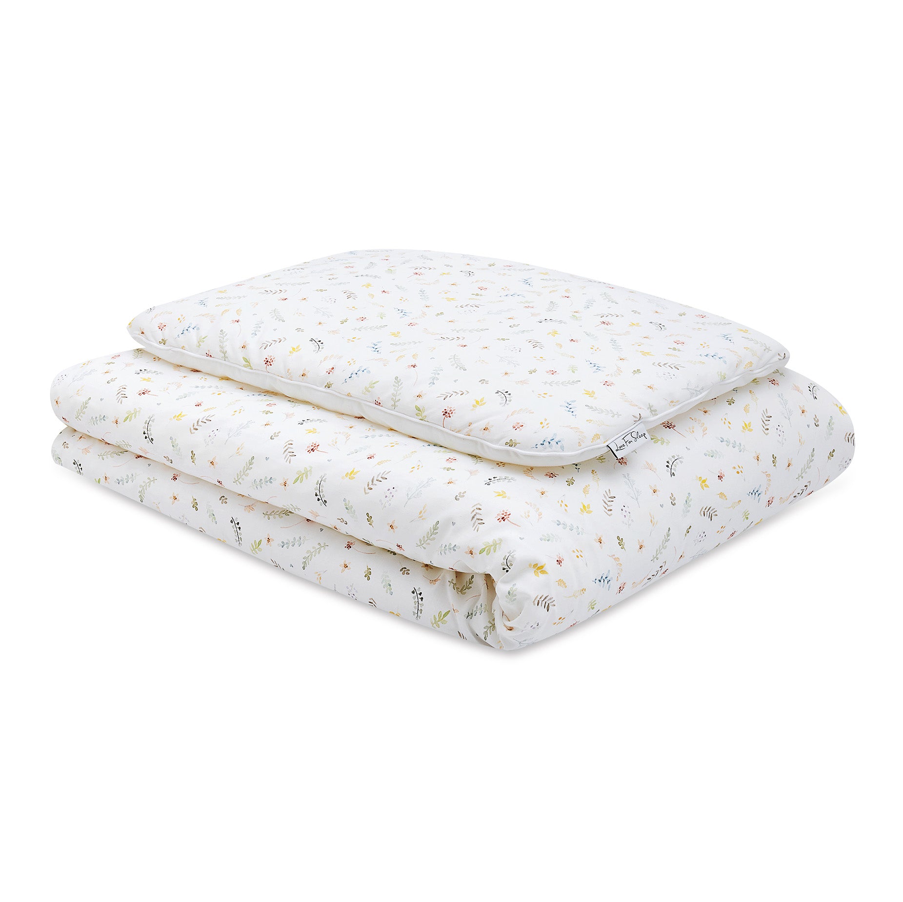 Love For Sleep baby Bedding Set Meadow Cot Bedding Set with Pillow – 100% Cotton Baby Bedding with Filling (Countryside)