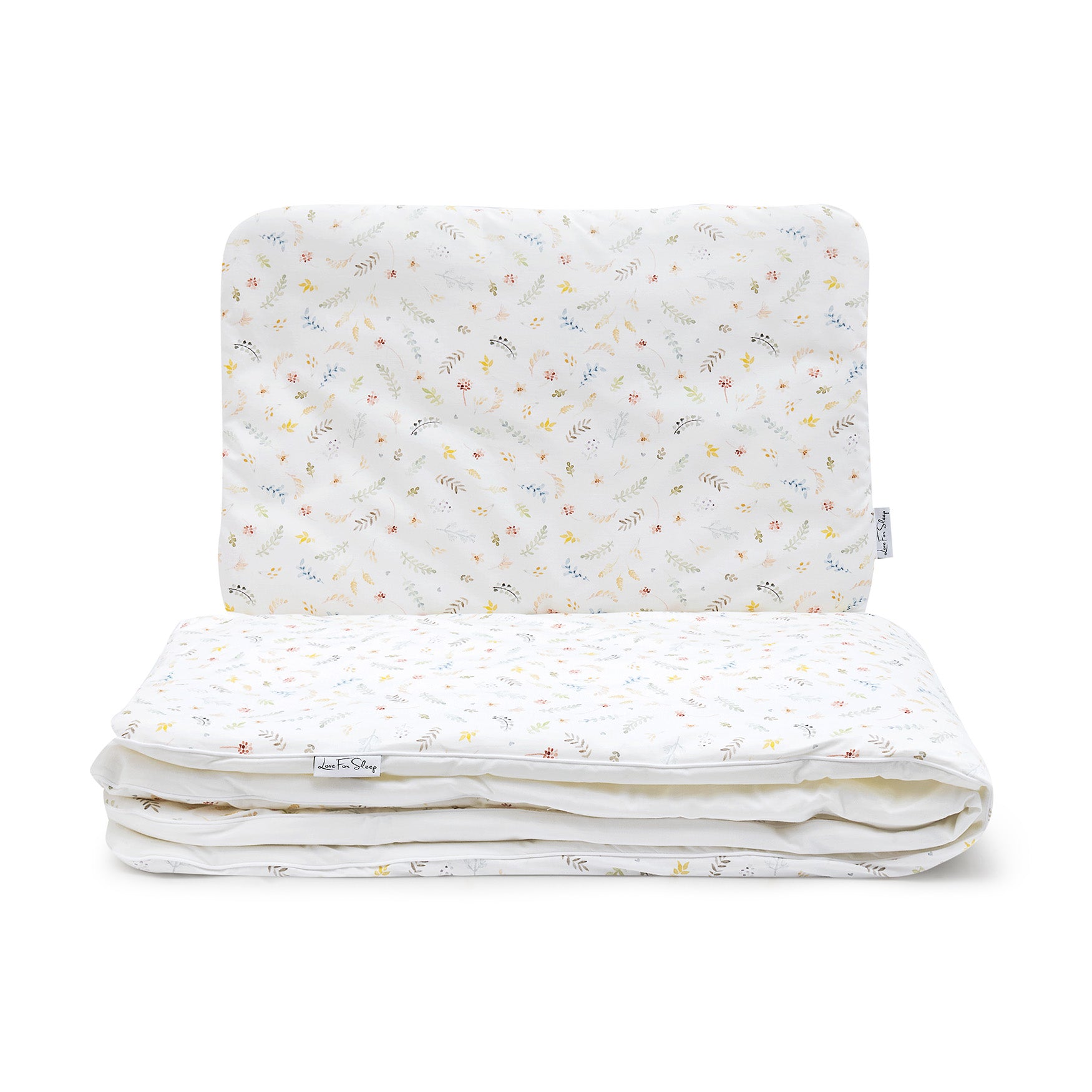 Love For Sleep baby Bedding Set Cot Bedding Set with Pillow – 100% Cotton Baby Bedding with Filling (Countryside)