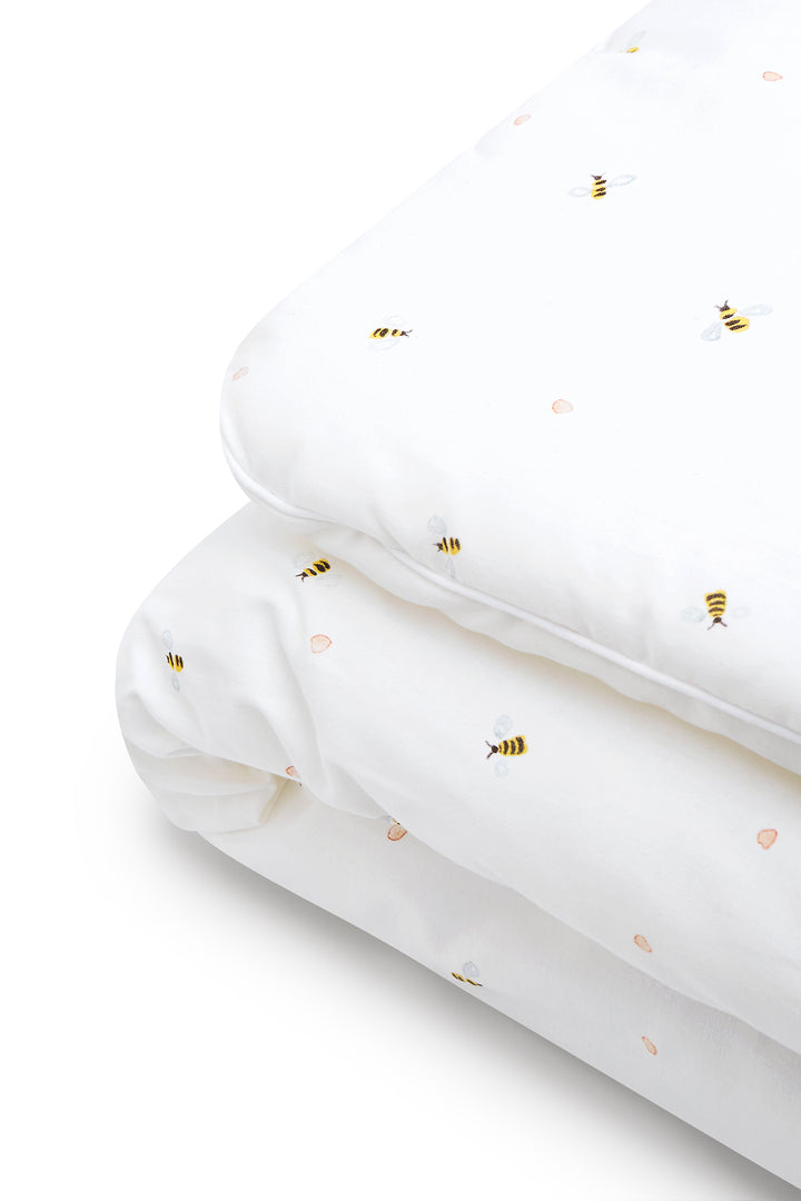 Love For Sleep baby Bedding Set Cot Bedding Set with Pillow – 100% Cotton Baby Bedding with Filling (Countryside)
