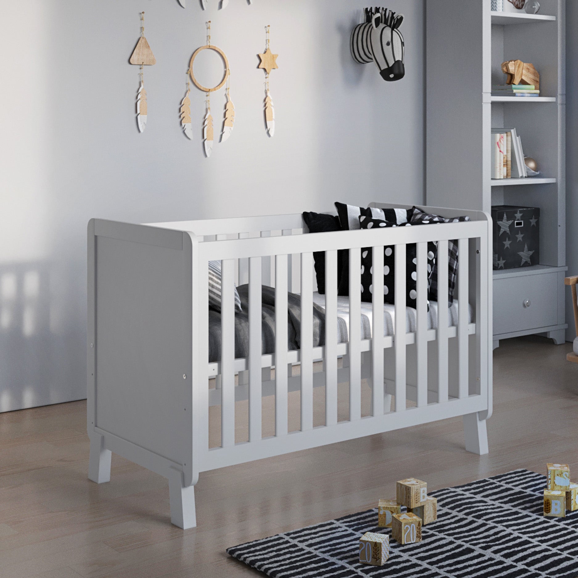 Love For Sleep baby Cot Bed White FRANCIS Cot Bed 120x60cm