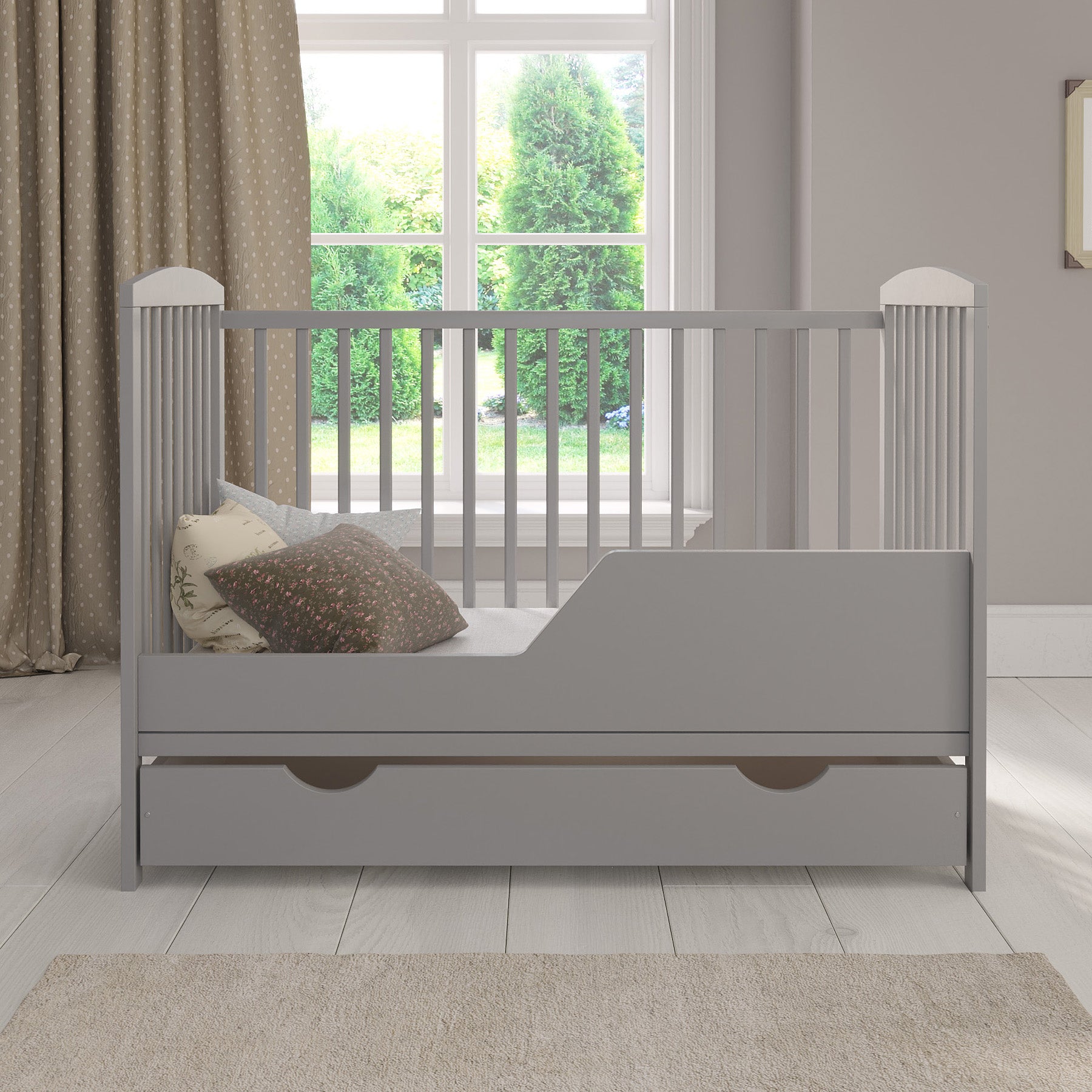 Love For Sleep baby Cot Bed JACOB Cot Bed 120x60cm with Drawer & Mattress