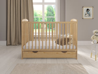 JACOB Cot Bed 120x60cm with Drawer & Mattress