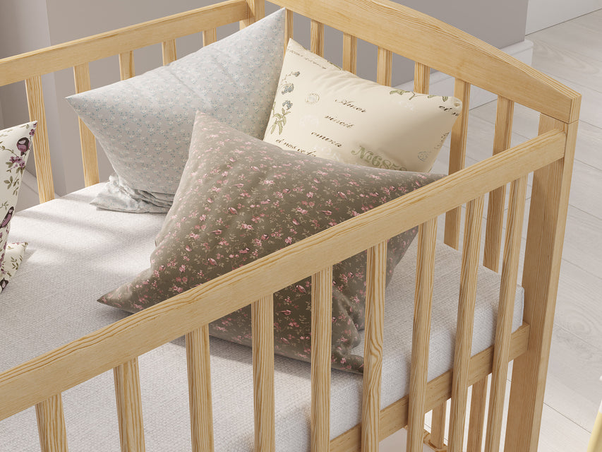 JACOB Cot Bed 120x60cm with Drawer & Mattress