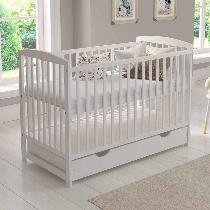 JACOB Cot Bed with Drawer 120x60cm