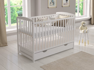 JACOB Cot Bed 120x60cm with Drawer & Mattress