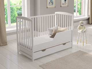 JACOB Cot Bed 120x60cm with Drawer & Mattress