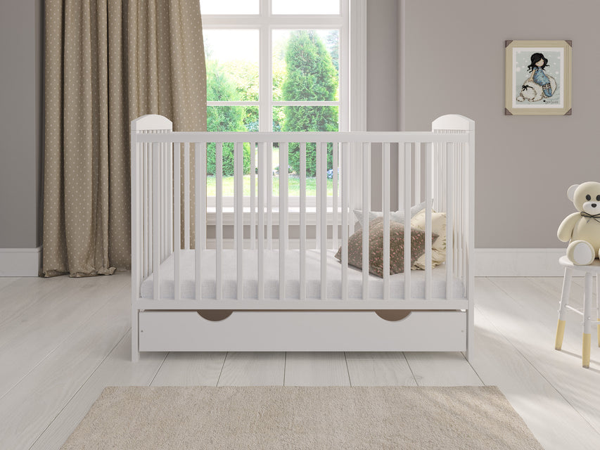 JACOB Cot Bed 120x60cm with Drawer & Mattress