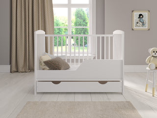 JACOB Cot Bed 120x60cm with Drawer & Mattress