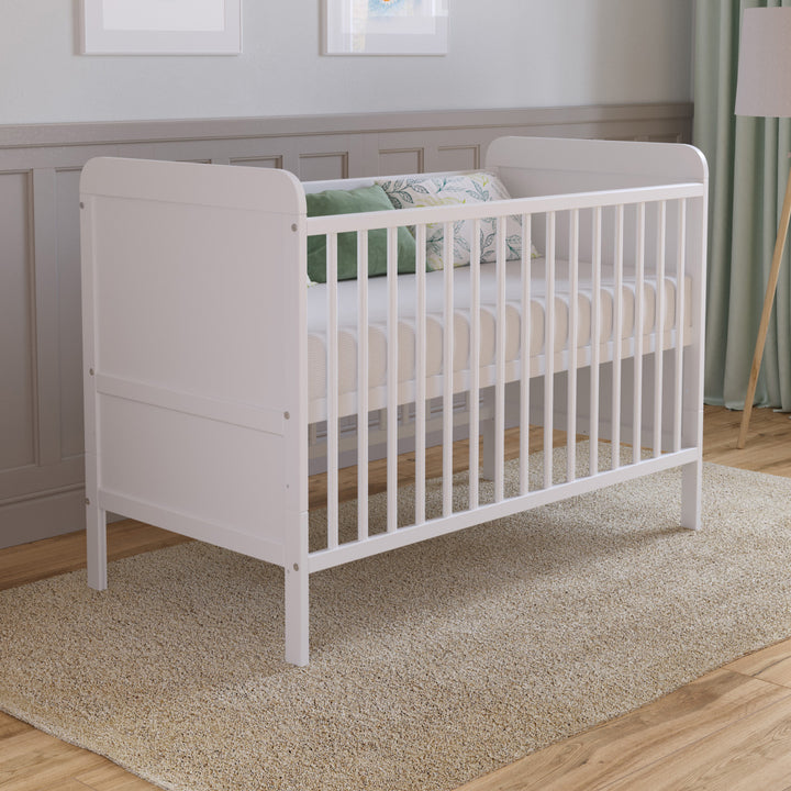 Love For Sleep baby Cot Bed White LEVI Cot Bed 120x60cm