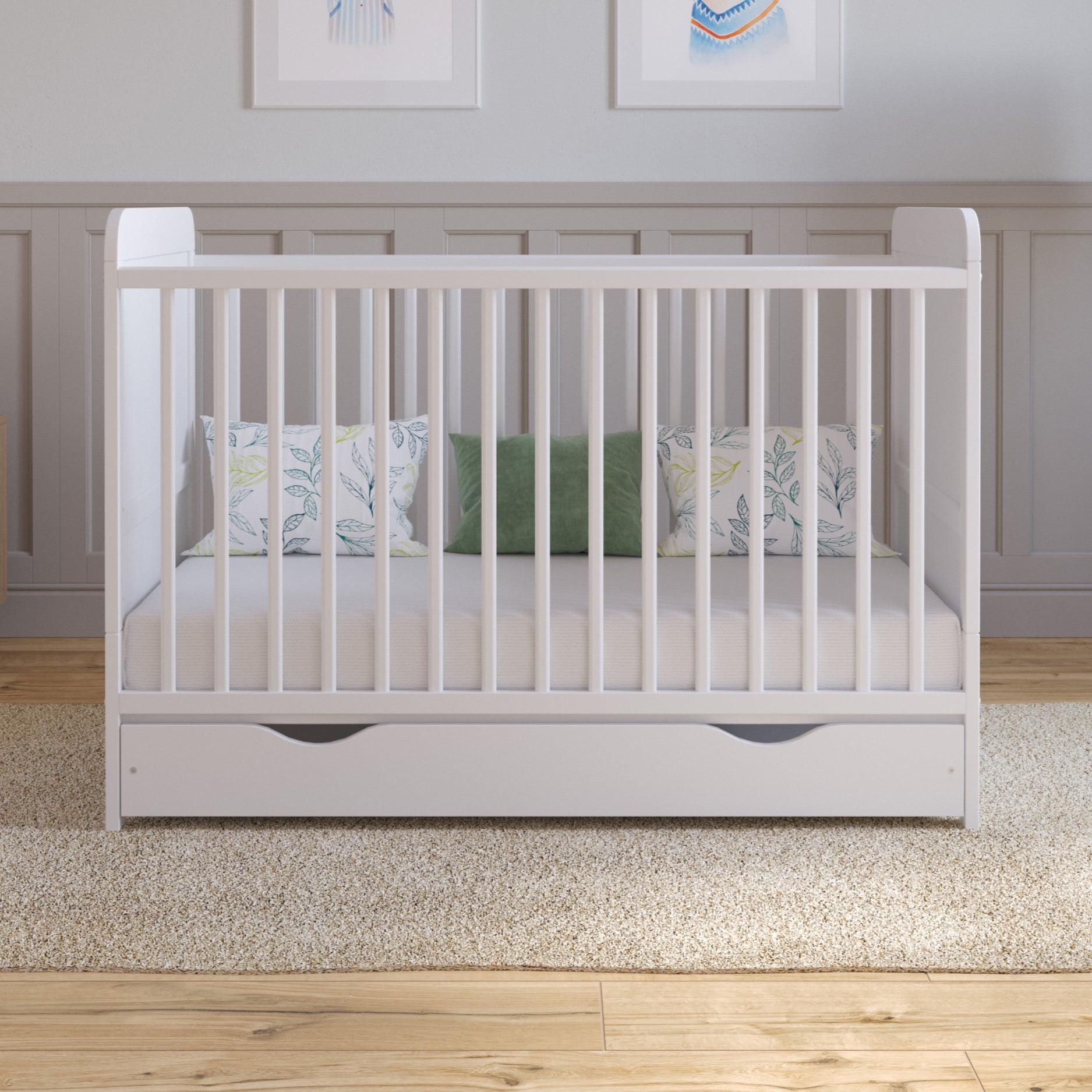 Love For Sleep baby Cot Bed LEVI Cot Bed 120x60cm with Drawer