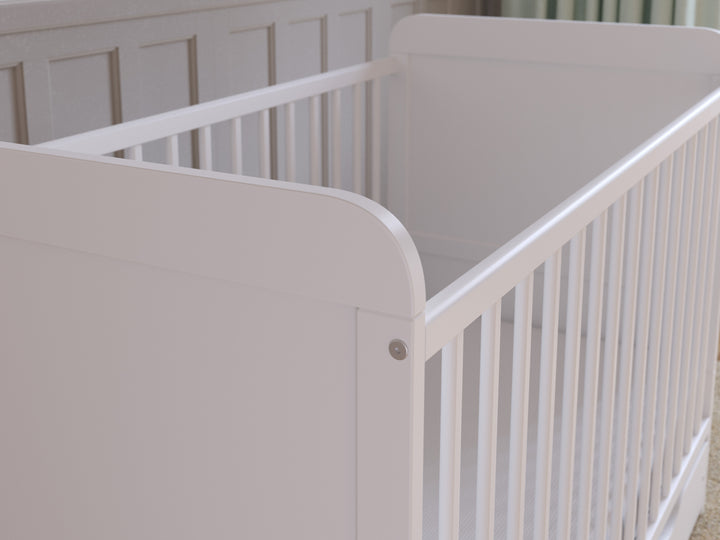 Love For Sleep baby Cot Bed LEVI Cot Bed 120x60cm with Drawer