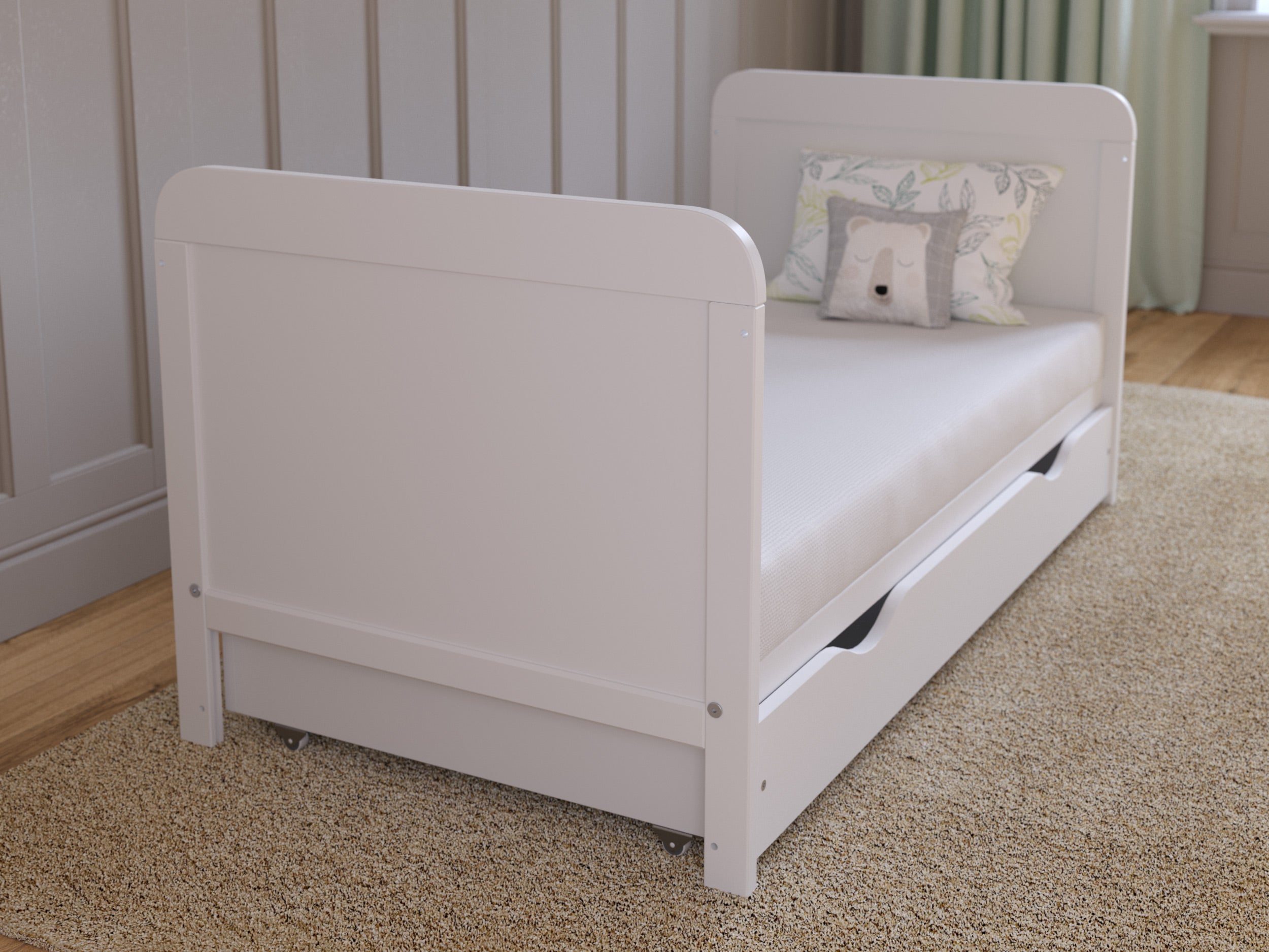 Love For Sleep baby Cot Bed LEVI Cot Bed 120x60cm with Drawer