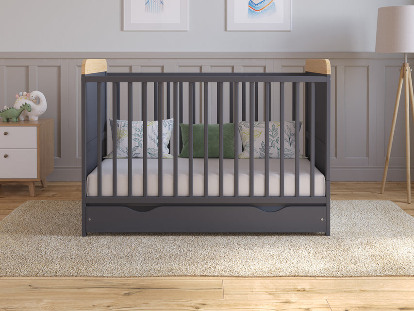 Levi | Cot Bed 120x60cm with drawer