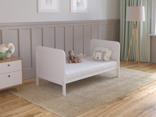 Levi | Cot Bed 120x60cm with Microfiber Quilted mattress