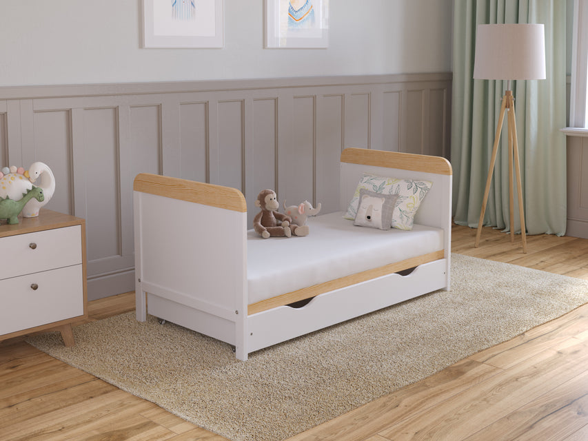 Levi | Cot Bed 120x60cm with drawer