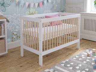 Luca | Cot Bed 120x60cm with Aloe Vera mattress